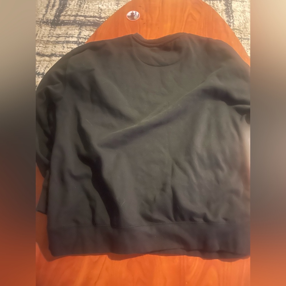Chanel Black Crewneck Sweatshirt with White Logo - Picture 3 of 6